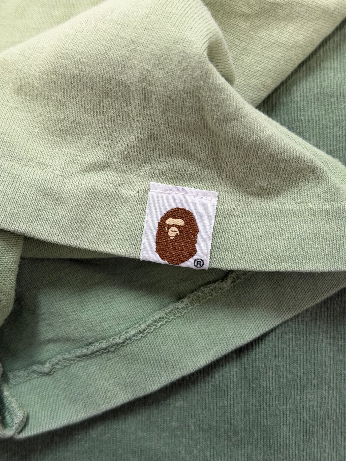 90s-00s 빈티지 베이프(BAPE) 그라데이션 싱글스티치 티셔츠 상품이미지4