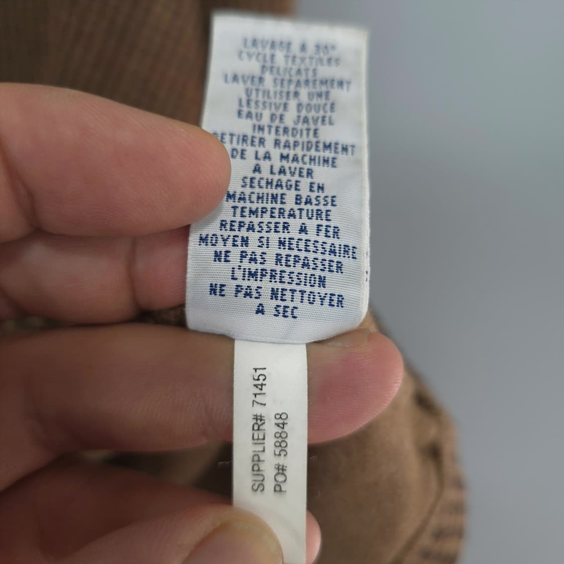 폴로 랄프로렌 브라운 체크 하프 집업 니트 상품이미지10