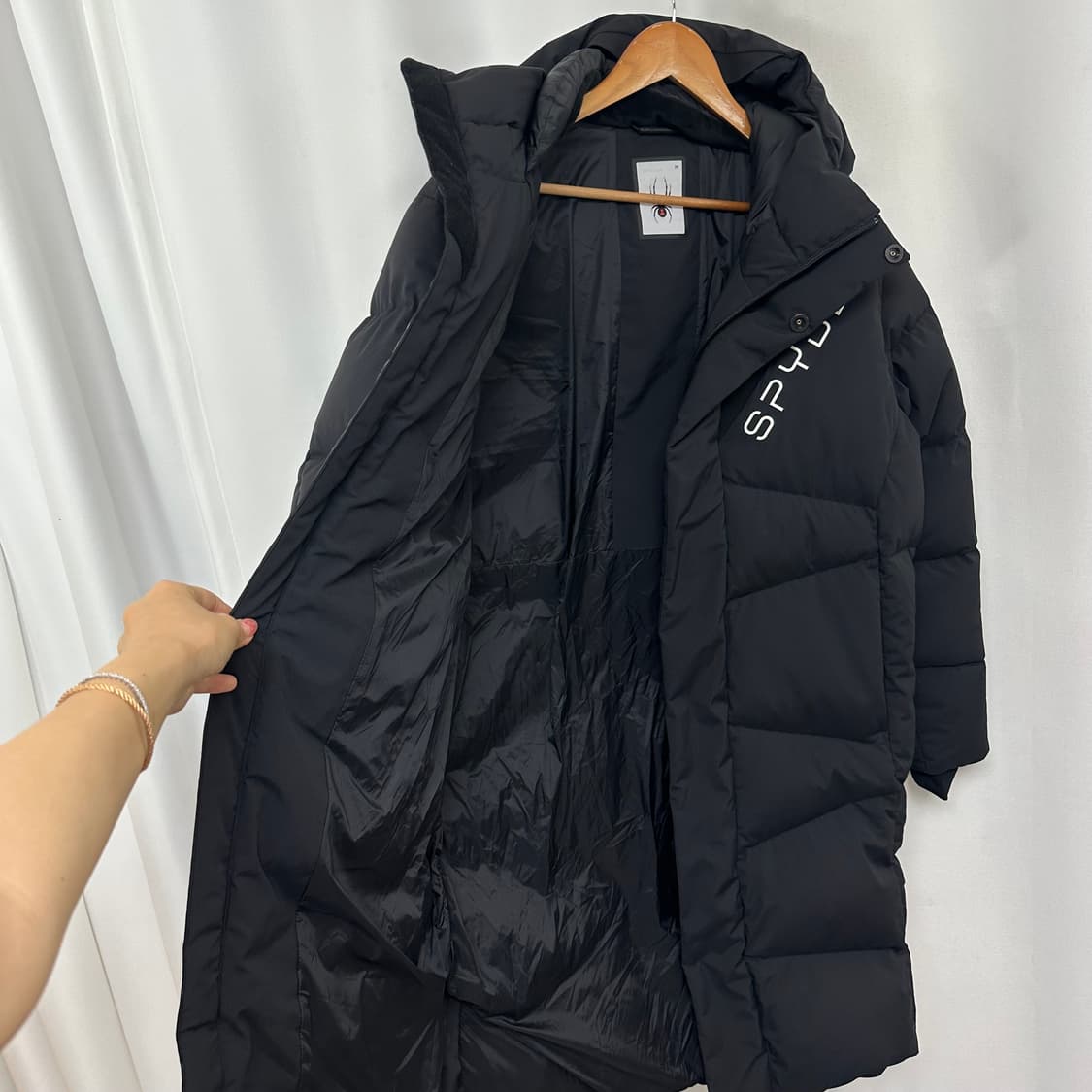 스파이더 남자 솜빵빵 패딩 최상 검정 95 M 상품이미지6