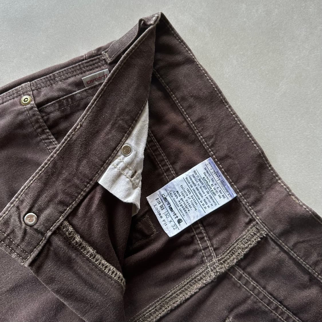 [30인치]칼하트 캔버스 루즈핏 카펜터 팬츠 상품이미지10