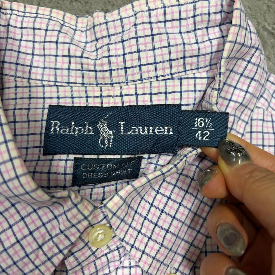 폴로 체크 반팔 셔츠[2462] 상품이미지5