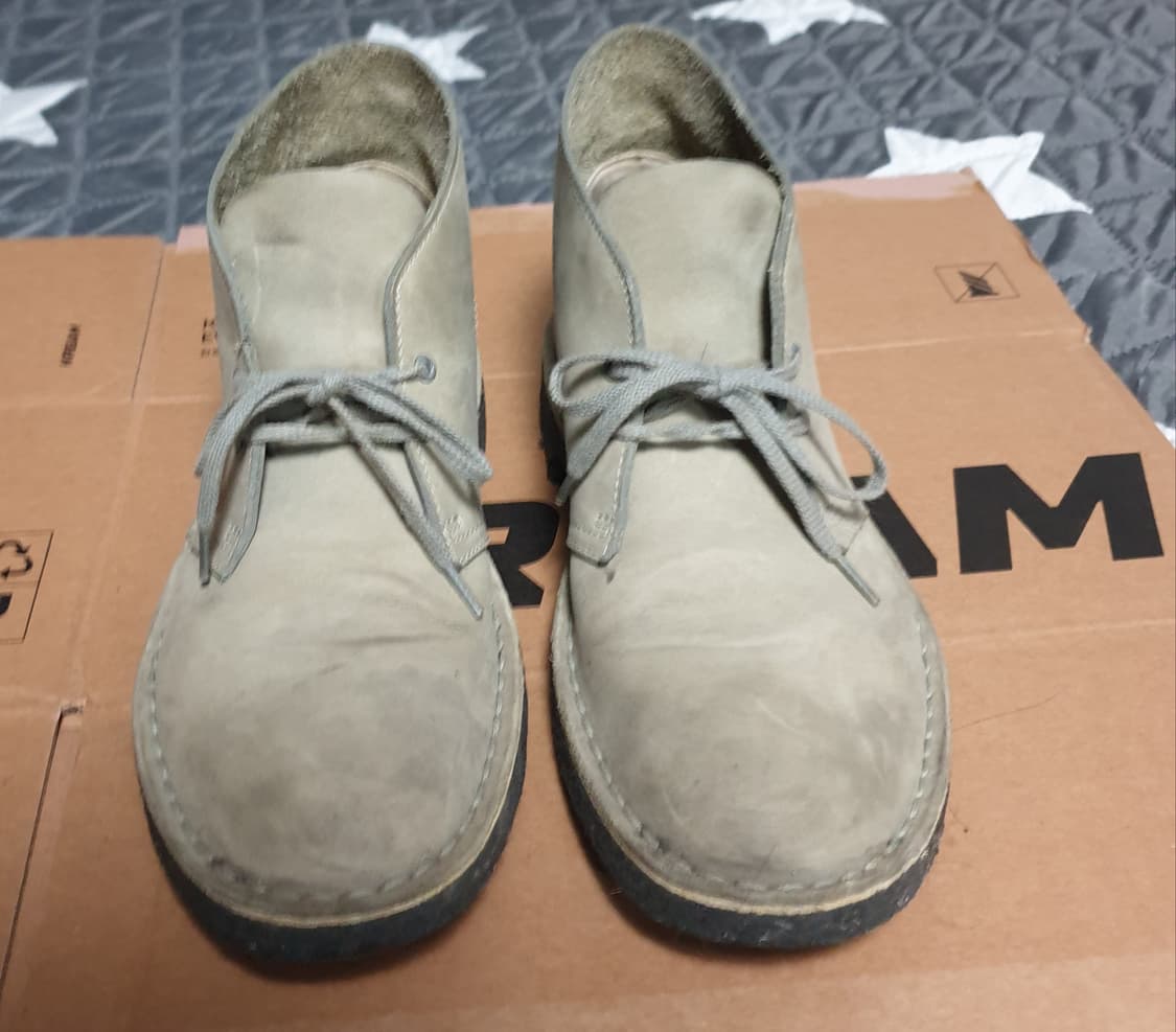 클락스 오리지널스 스웨이드 데저트 부츠 샌드 US7.5 (255) 상품이미지3