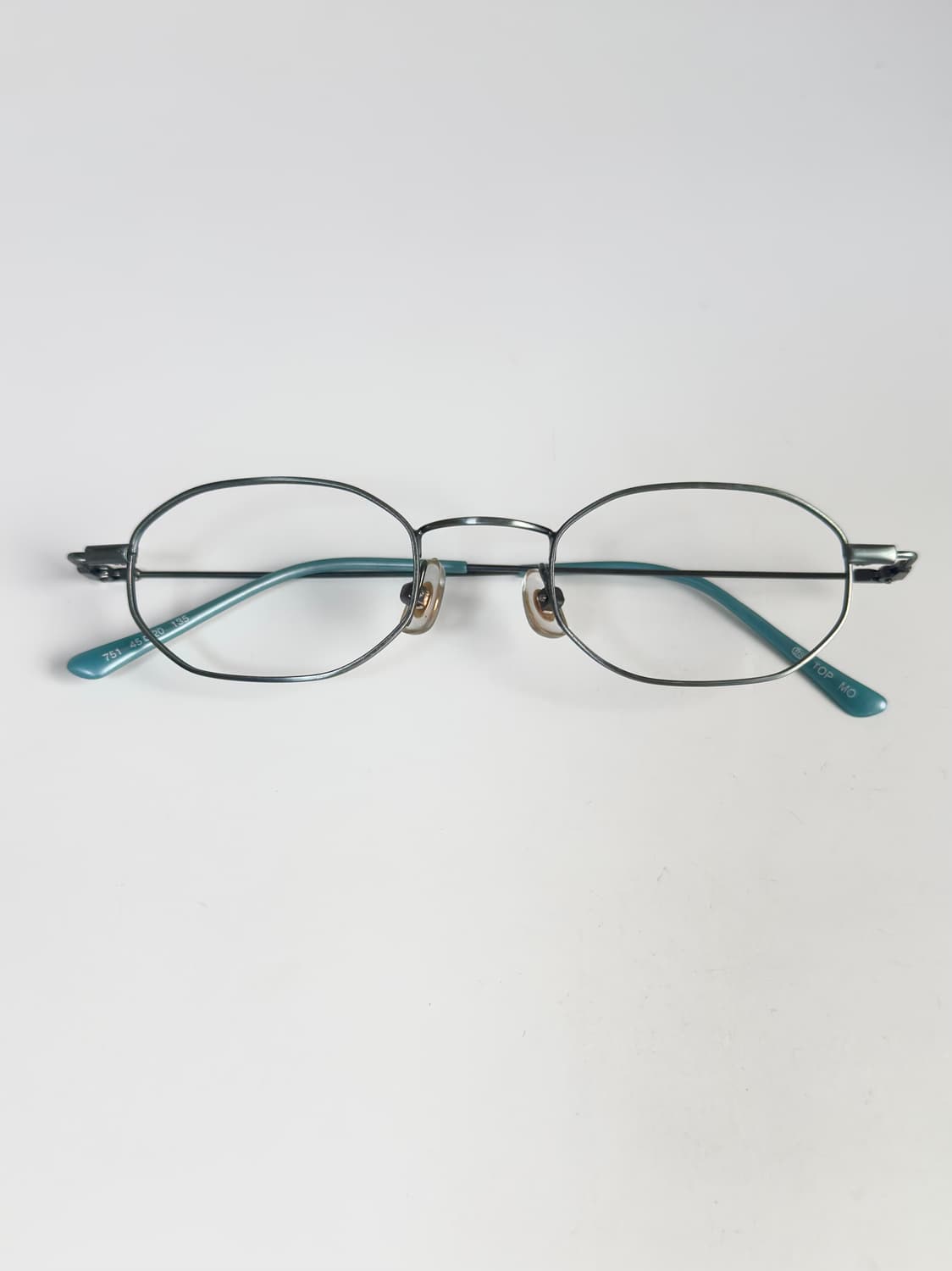 블루 포인트 다각형 안경테 상품이미지1