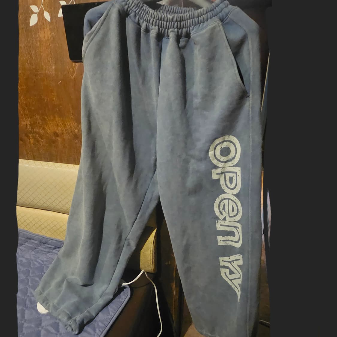 OPEN YY Wide Sweat Pants [BLUE] 상품이미지4