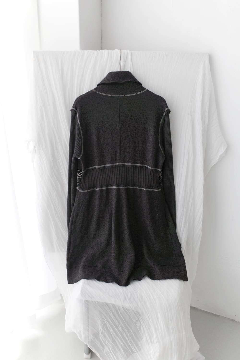 knit pattern long cardigun 상품이미지2