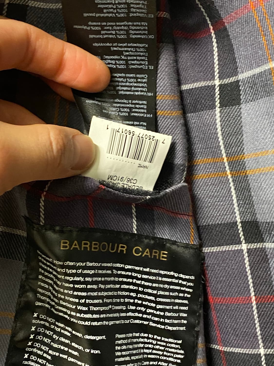 바버 BEDALE 비데일 자켓 블랙 36 상품이미지4