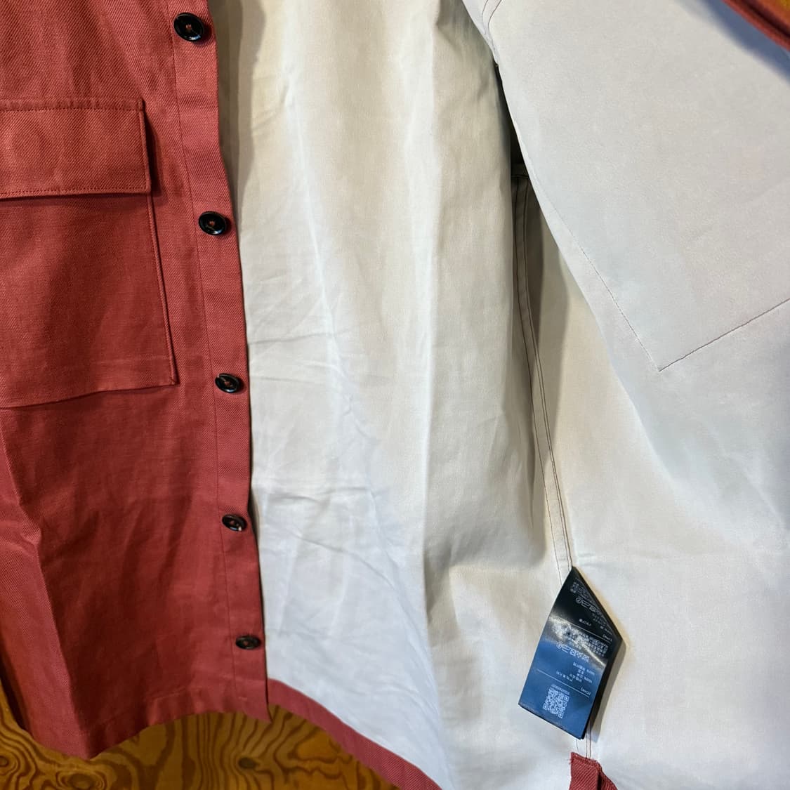 제냐 23 S/S 오아시 리노 브릭 셔츠 자켓  상품이미지5