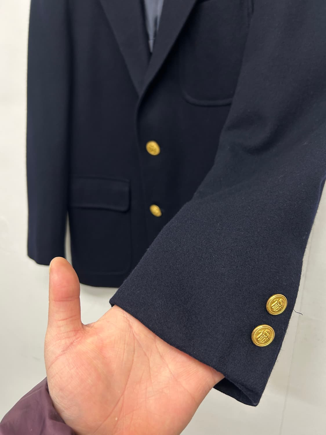 빈티지 제이프레스 네이비 금장 블레이저 자켓 상품이미지3