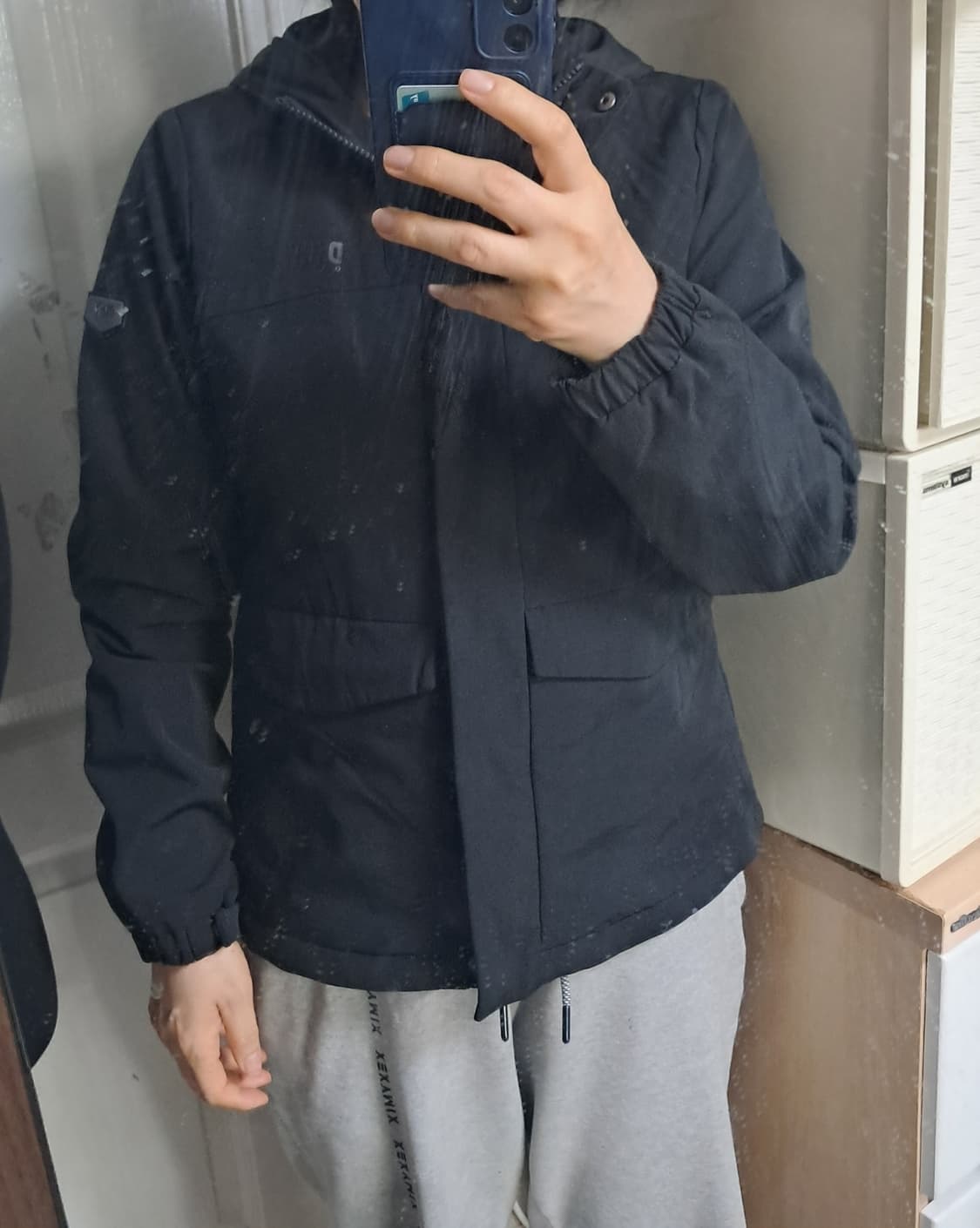 (거의새제품)DKNY 골프 여성점퍼 자켓 후드집업 M 상품이미지10