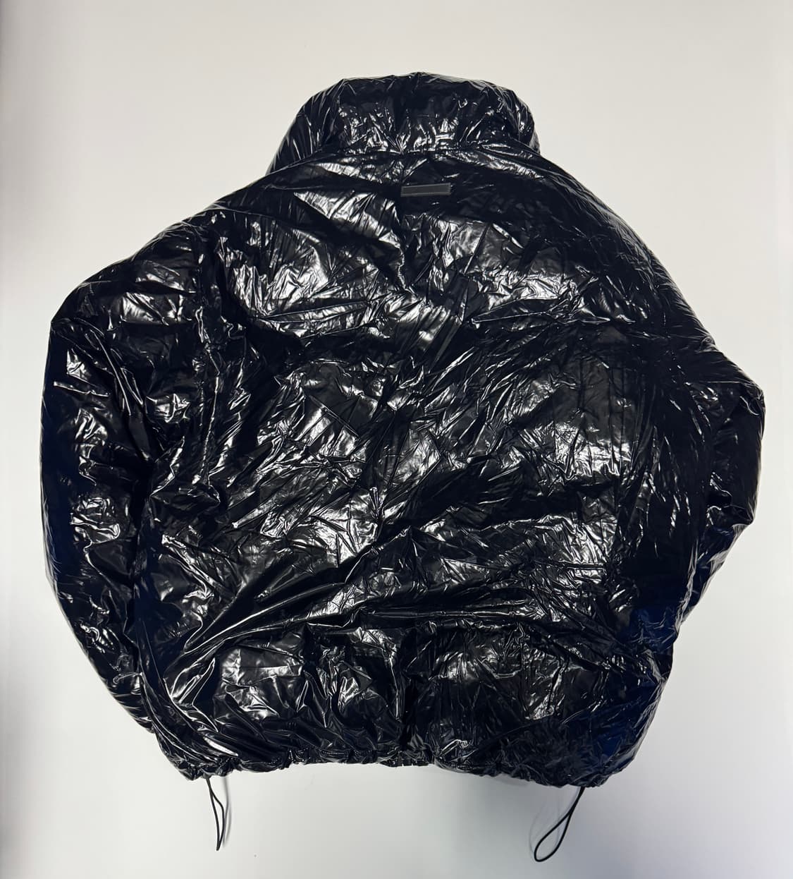 브이투 Vtwo 밑단 스트링 빅 사이즈 유광 패딩 점퍼 XL 상품이미지3