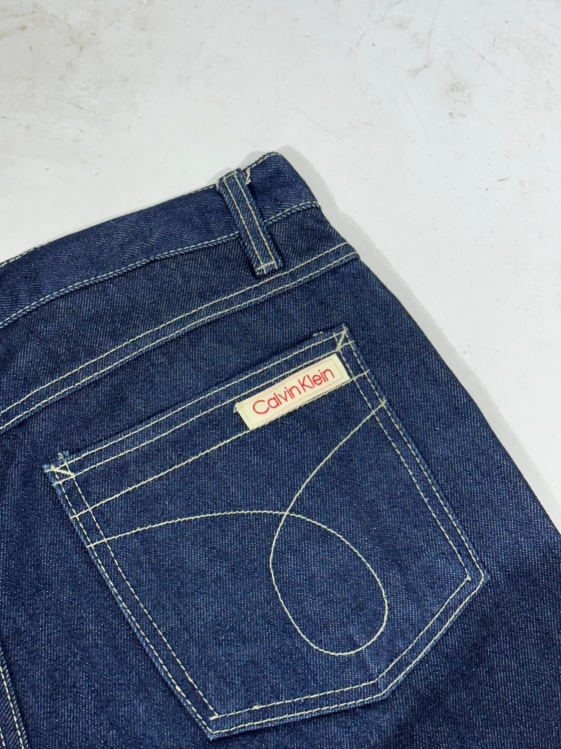 Ck 캘빈 클라인 진청 와이드 데님 팬츠 청바지 30 상품이미지6