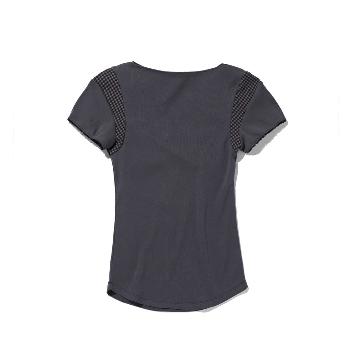 미스치프 COWL CHECK BLOCK TOP(S사이즈) 상품이미지3
