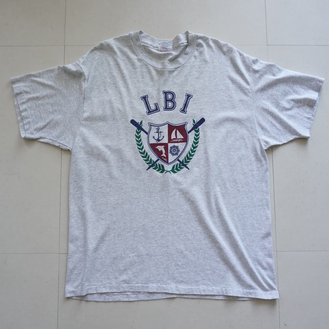 90s 빈티지 LBI 아카이브 Hanes 싱글스티치 반팔티 XL 상품이미지1