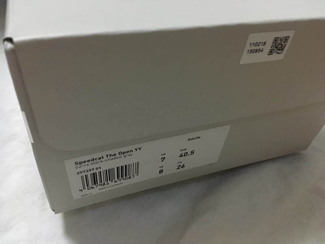 Puma x Open Yy Speedcat Black 260 상품이미지10