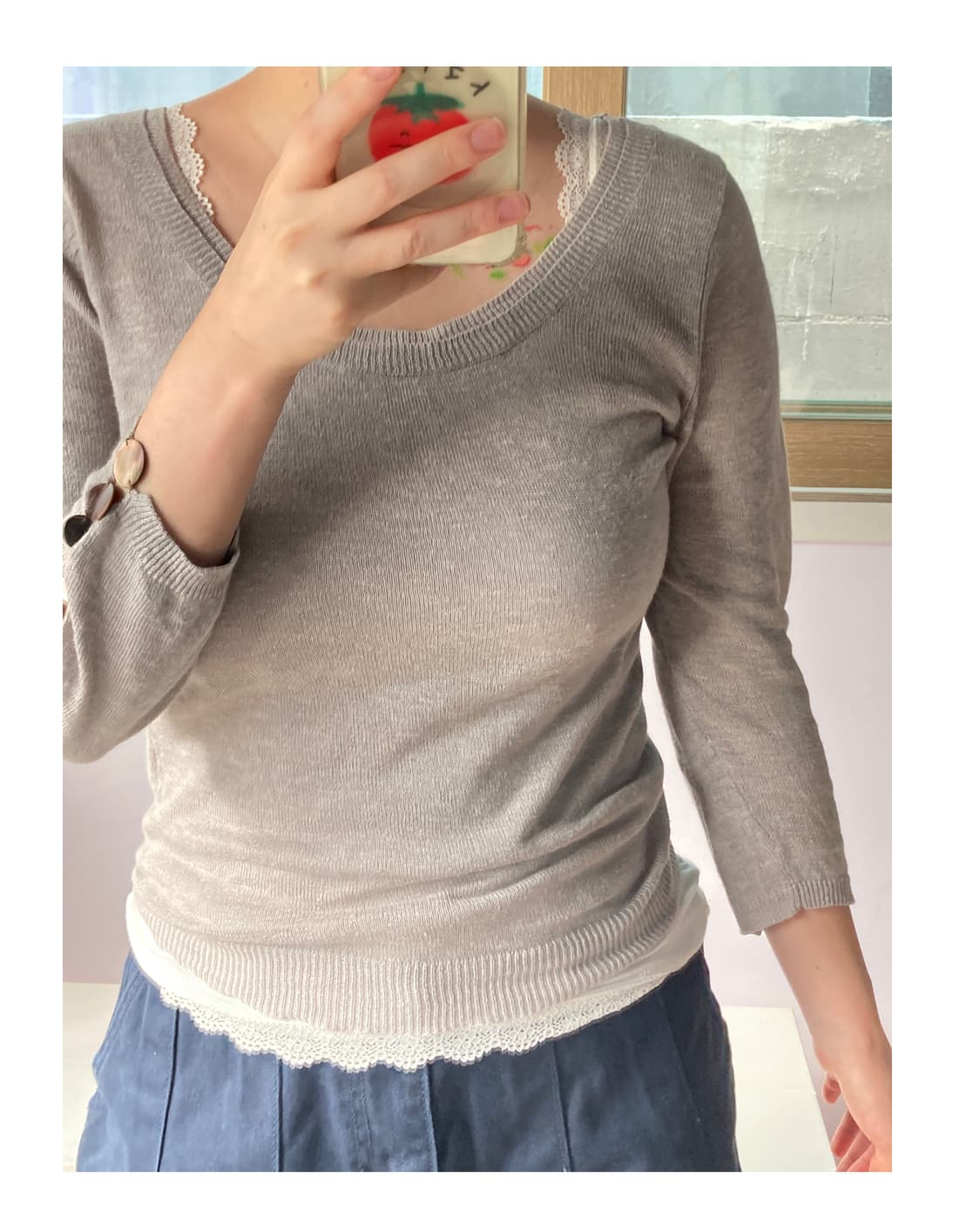 자개 니트 여름, 간절기🌼 상품이미지4