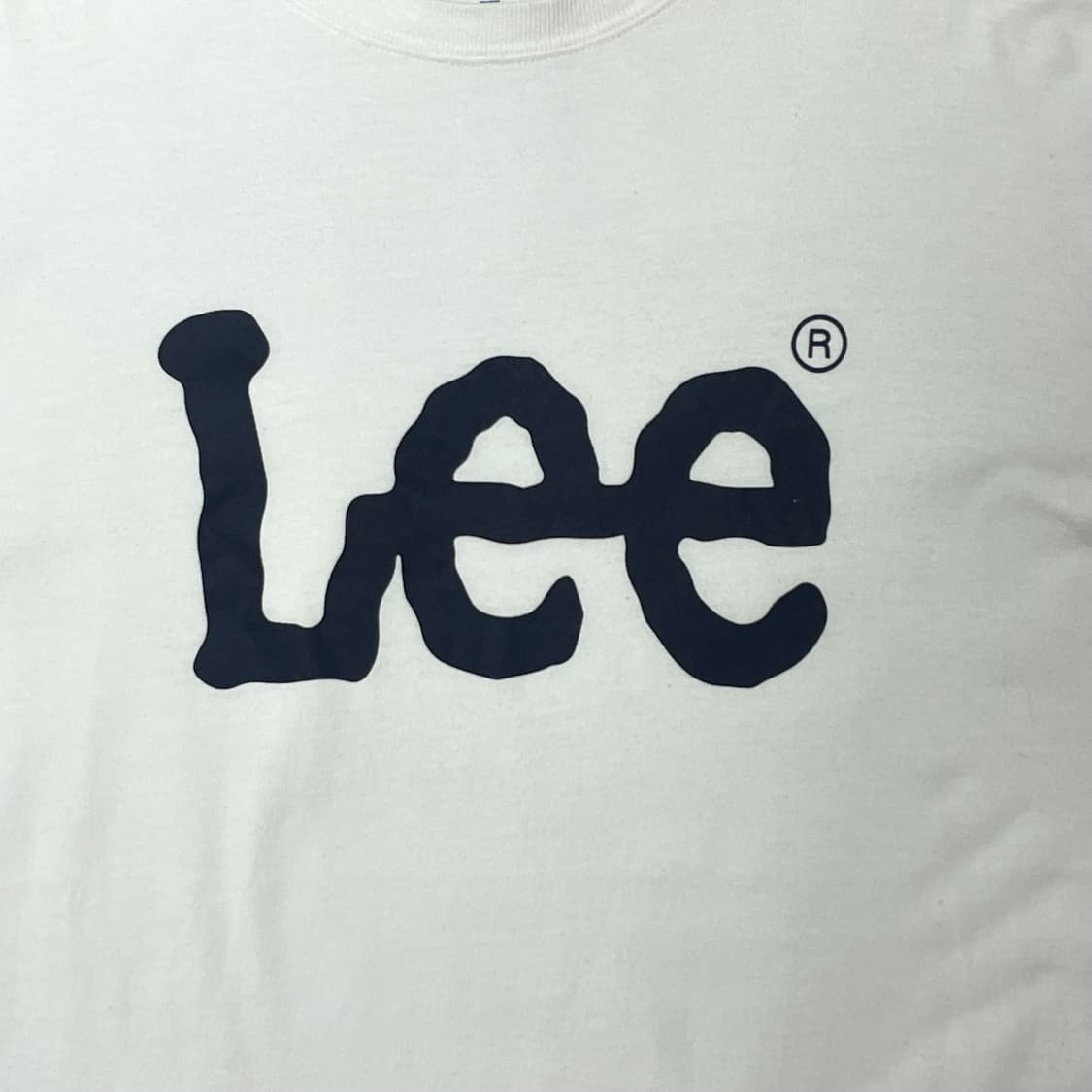 리 Lee 화이트 스펠로고 기본 반팔티셔츠 남성XL 상품이미지2
