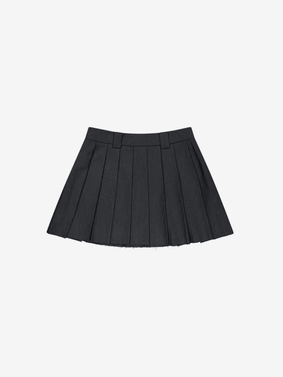 Tuomio TM SYMBOL PLEATS SKIRT [CHARCOAL] 상품이미지1