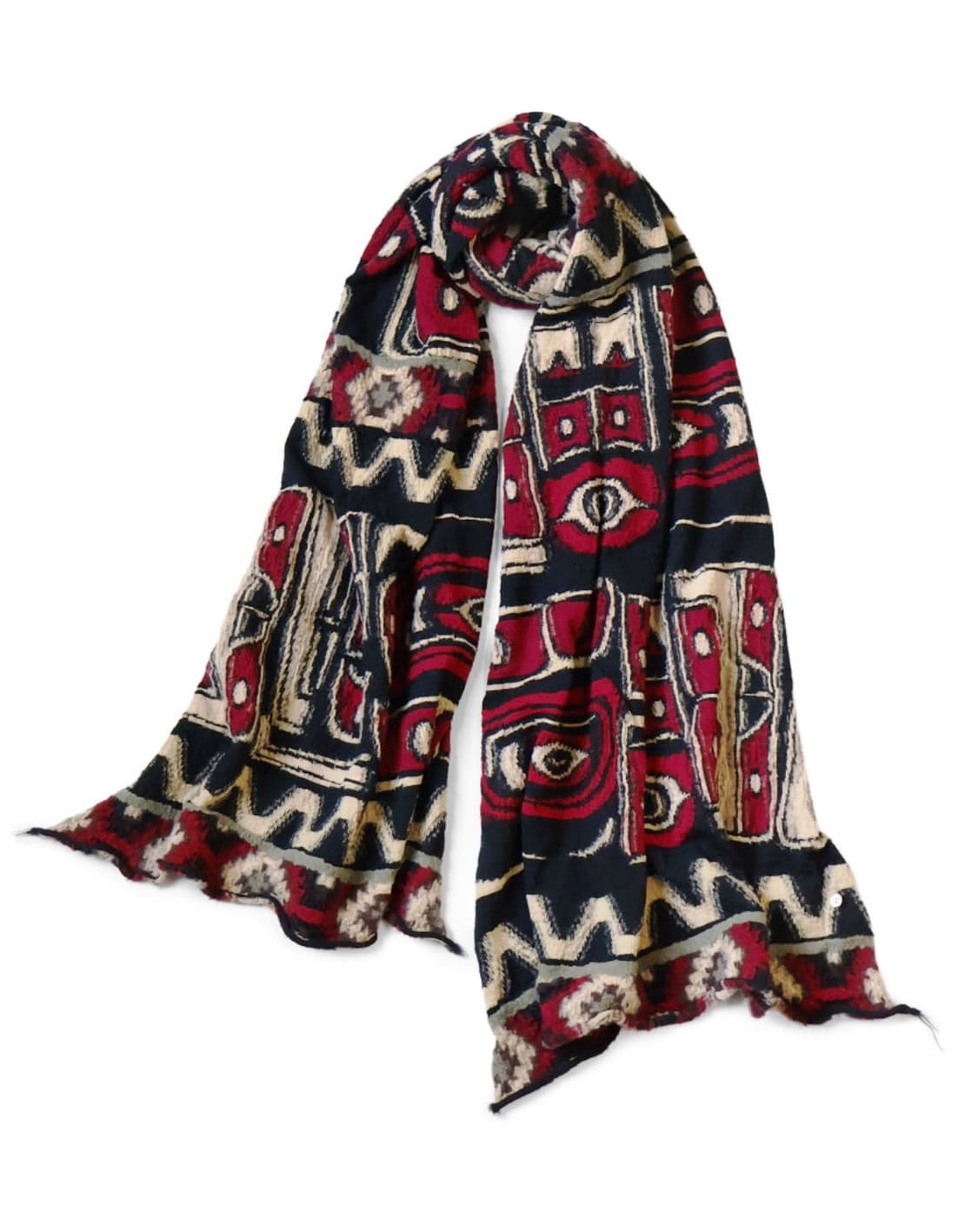 캐피탈 펠티드 울 알래스카 레이븐 스카프 상품이미지1