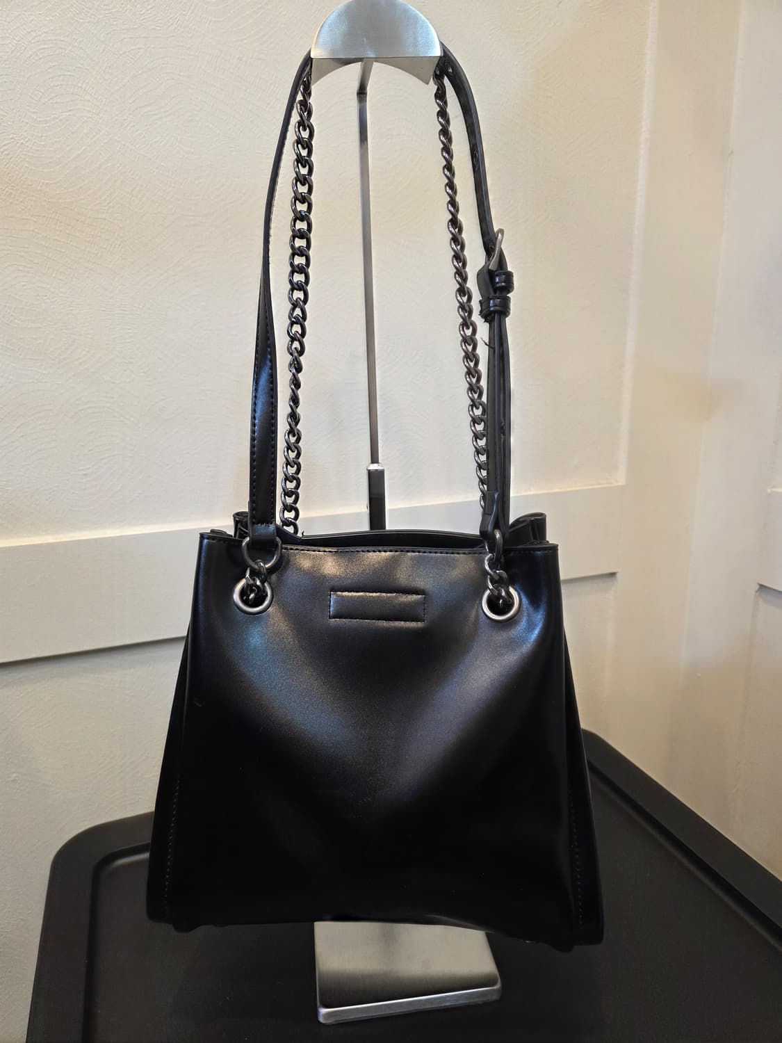 레더리 빈티지 체인 숄더백 상품이미지5