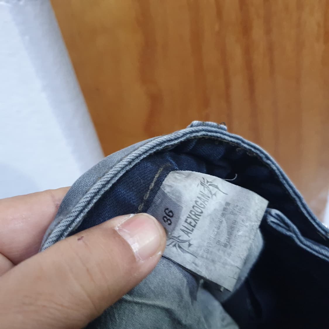 ALEXROGAN 알렉스로간 스판 기모청바지(36) 상품이미지5