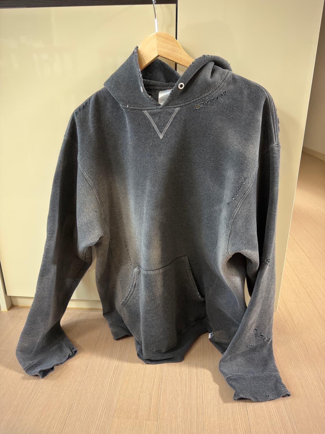 러셀 애슬레틱 데미지드 후드 100사이즈 상품이미지2