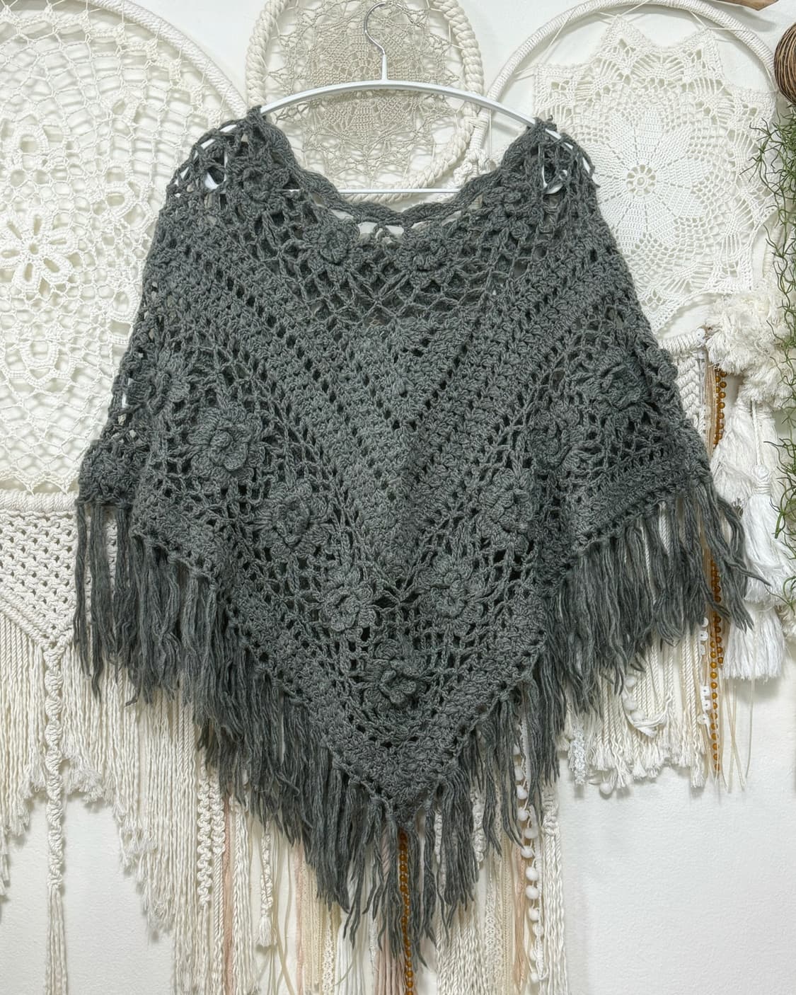 Earth Music Gray Flower Cape 상품이미지2