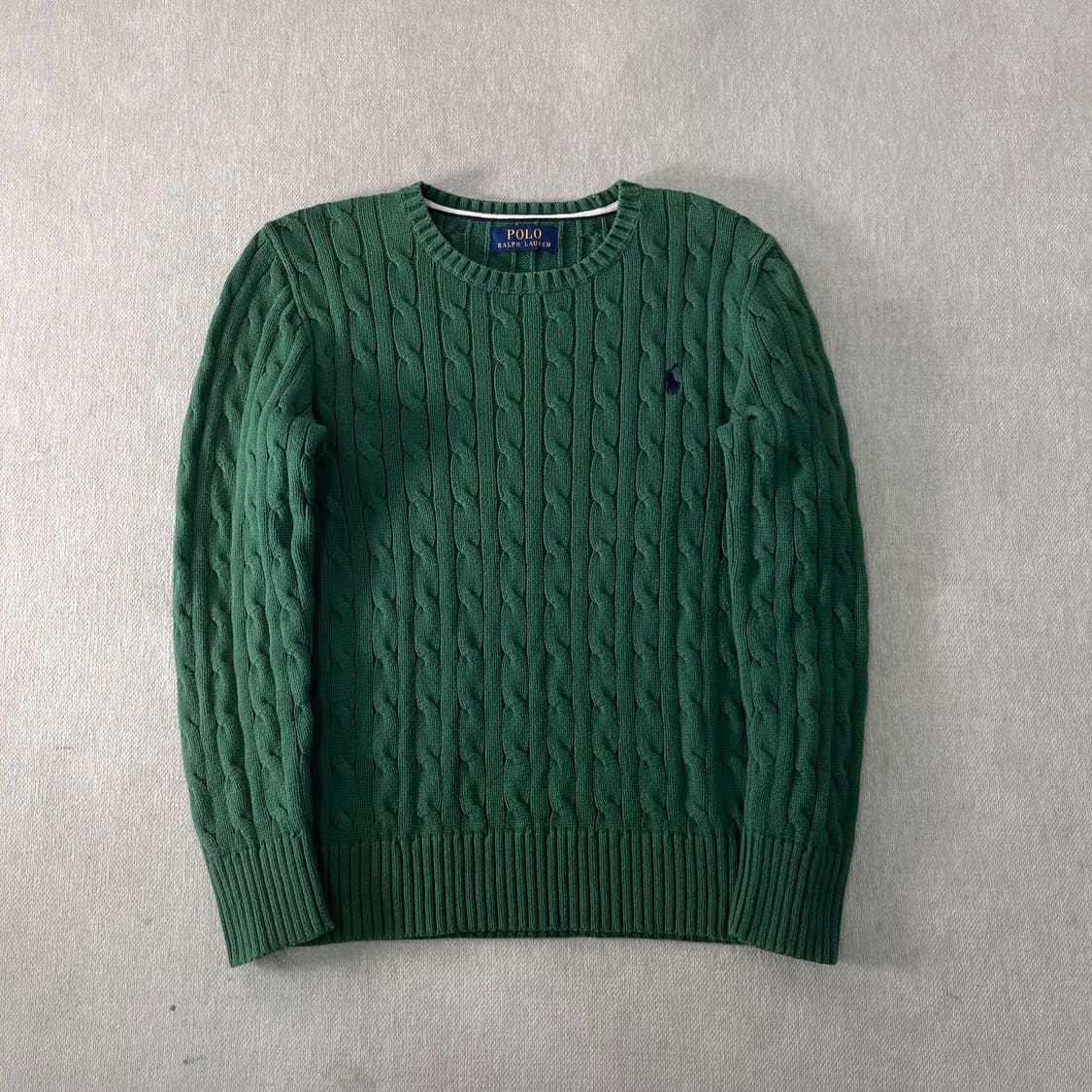 W 95 폴로랄프로렌 코튼 꽈배기 니트 상품이미지1