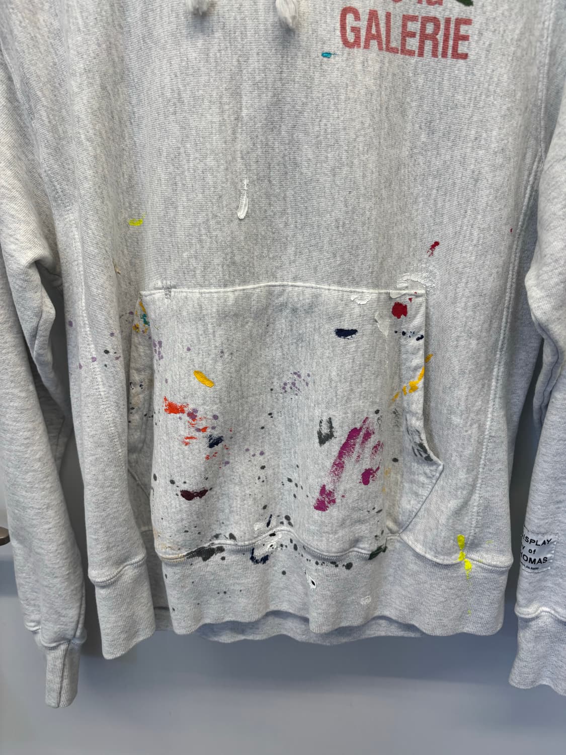 Gallery dept painted logo hoodie 상품이미지3