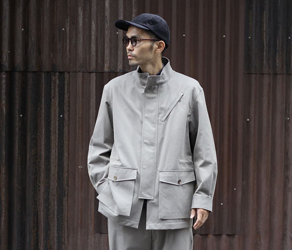 ULTERIOR CHAMBRAY GABADINE WALKER JACKET 상품이미지5