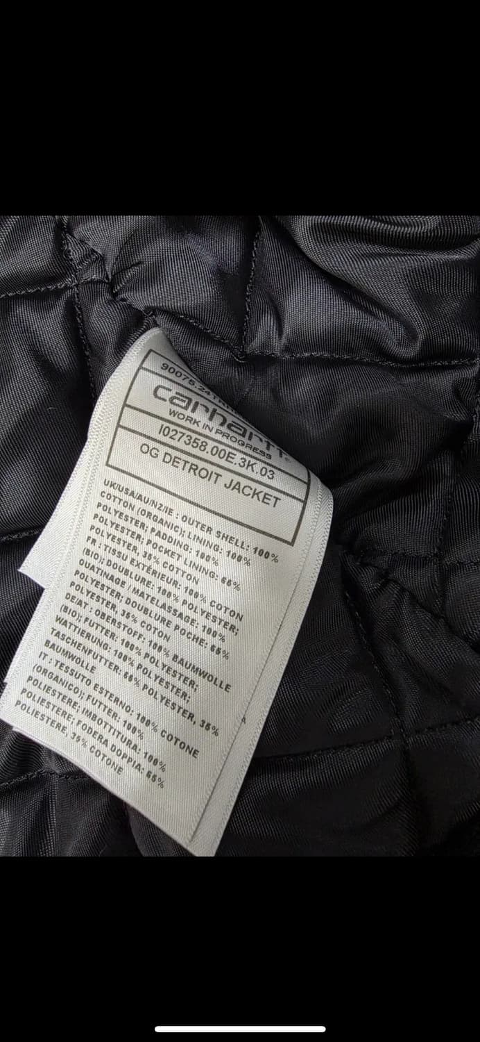 칼하트 wip 디트로이트 자켓 OG XL 상품이미지6