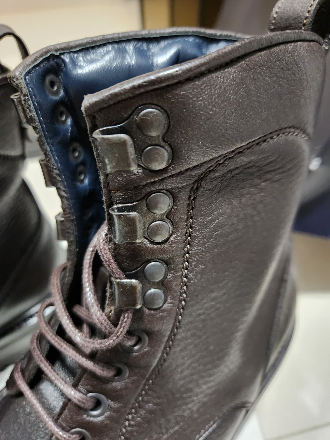 브리오니 컬렉션 레이스업 부츠 상품이미지7