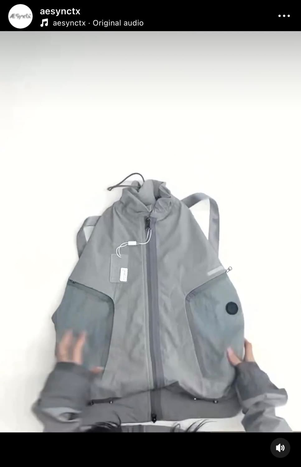 에이시네틱스 트랜스포머블 블루종 (윈드브레이커) 상품이미지4