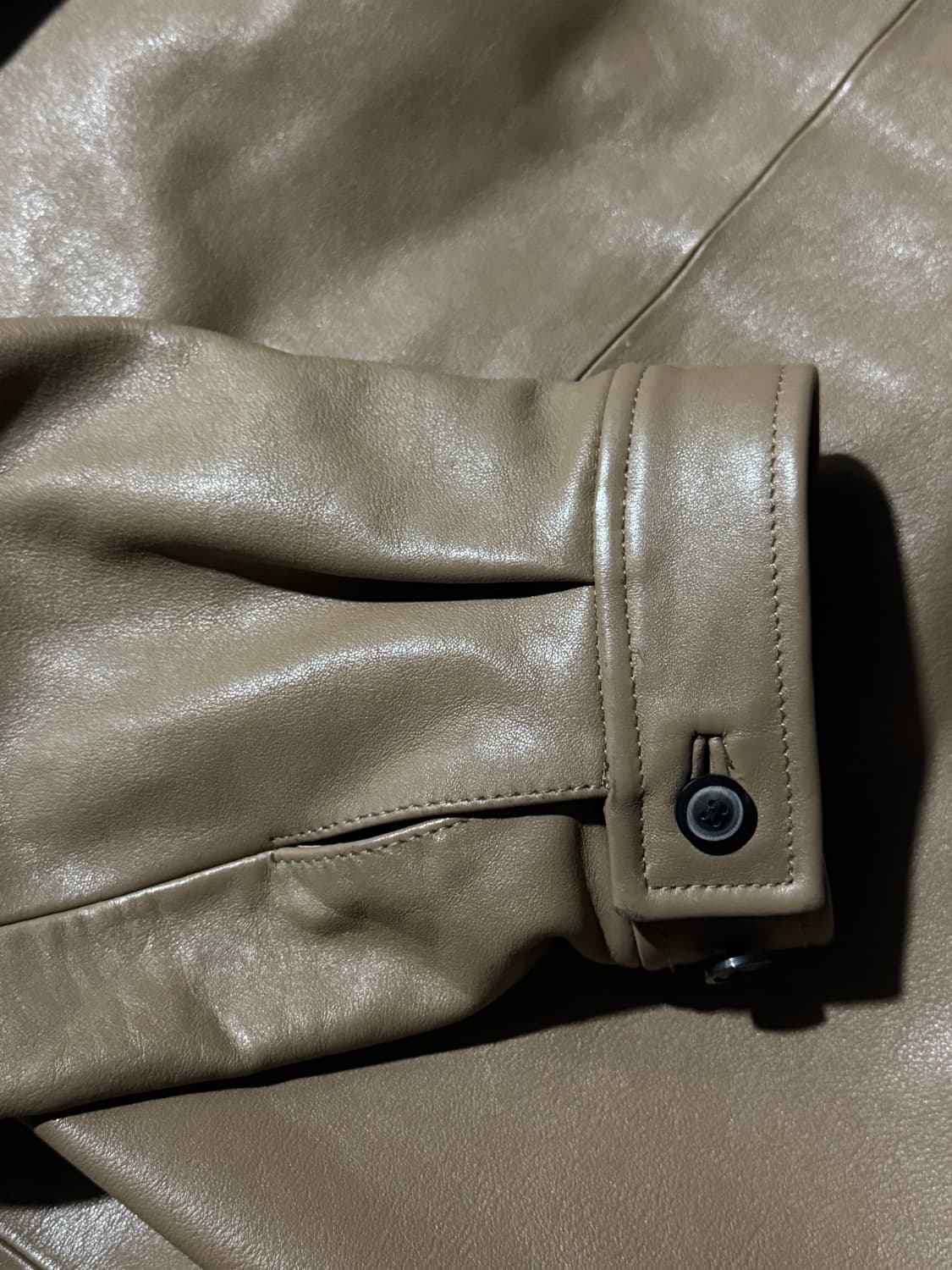 Herill lamb leather jacket beige 상품이미지4