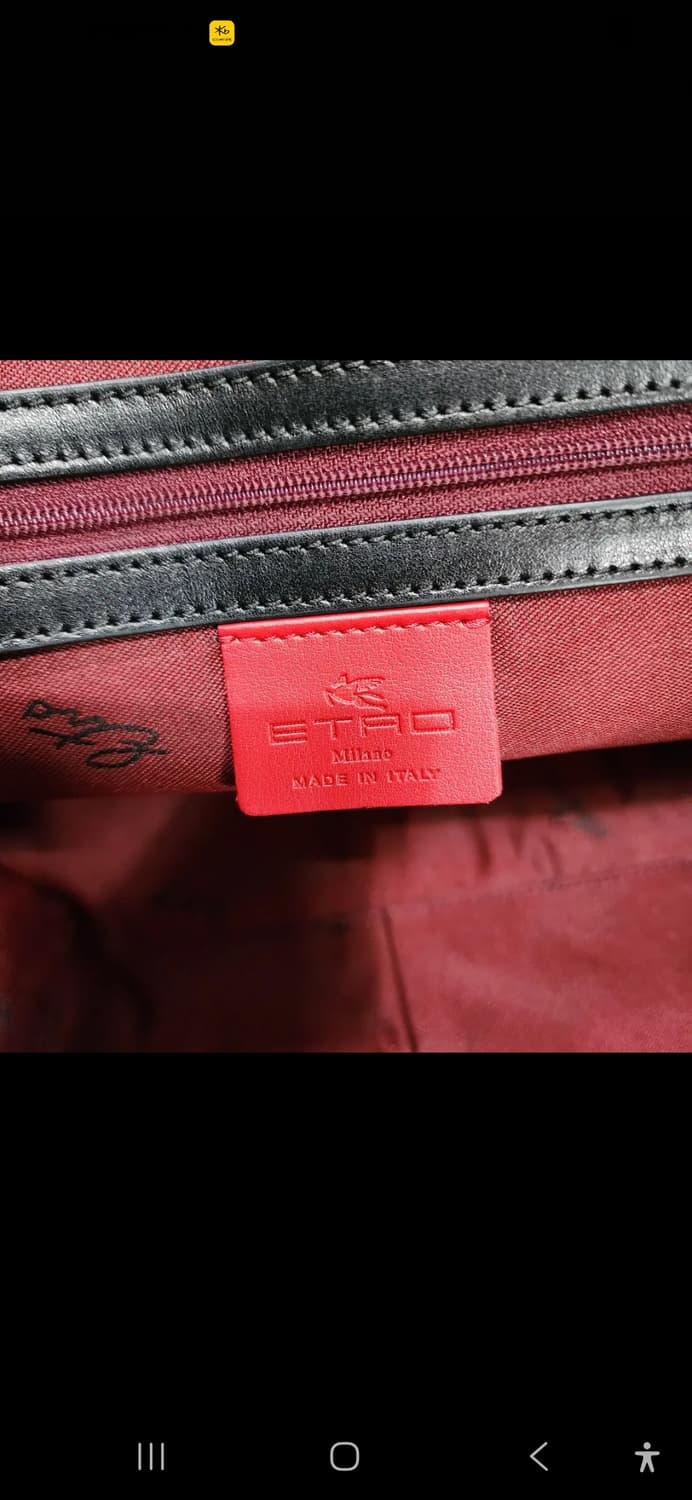 에트로 레드 토트백 상품이미지9