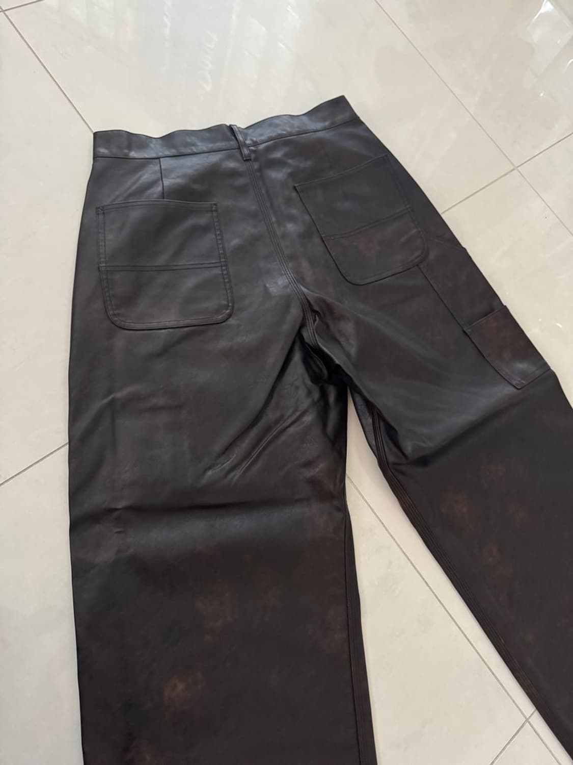 J FADE FAKELETHER DOUBLEKNEE PANTS 더블니팬츠 상품이미지4