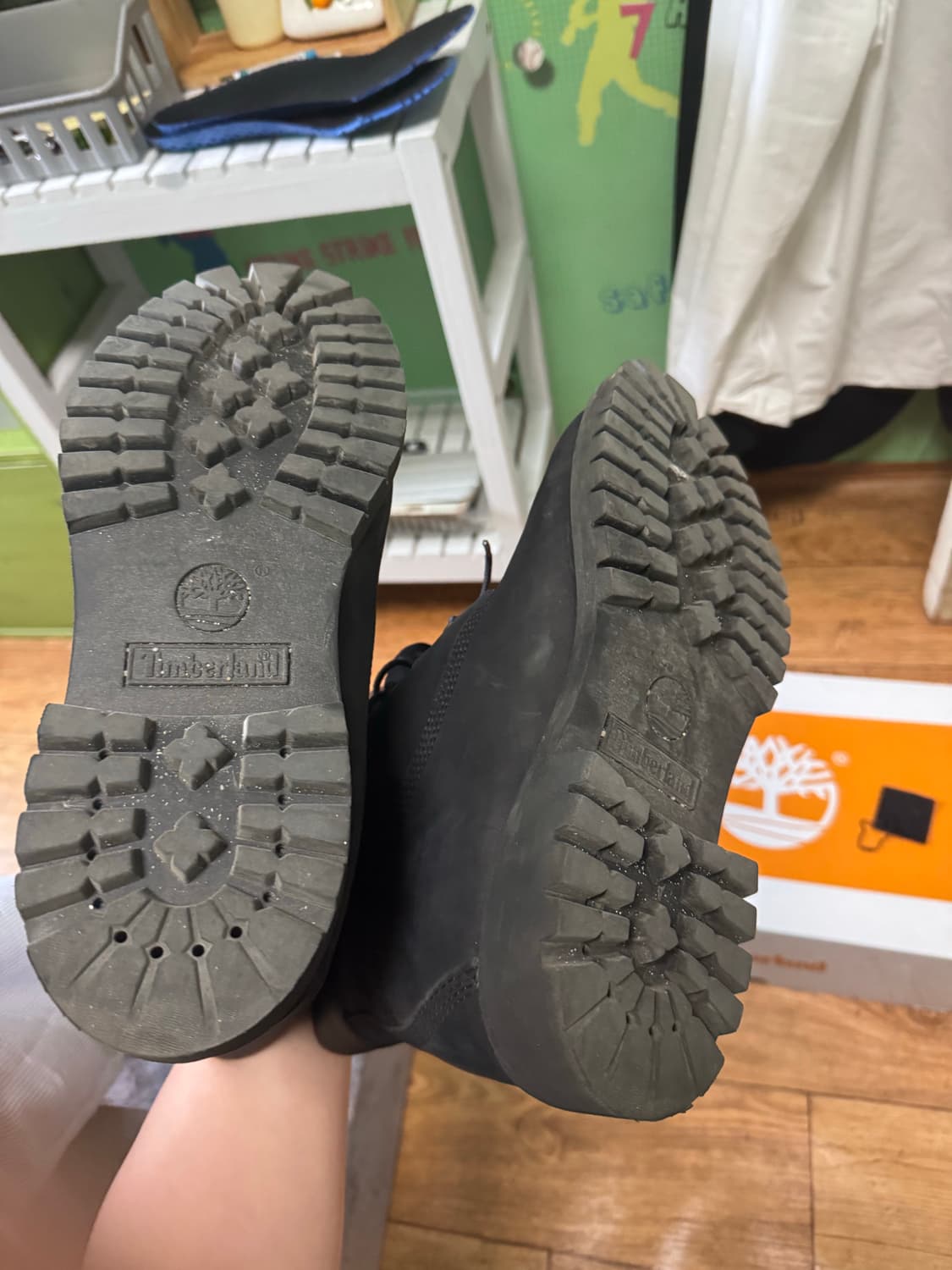 팀버랜드 프리미엄 6인치 방수 부츠 블랙 260 상품이미지3