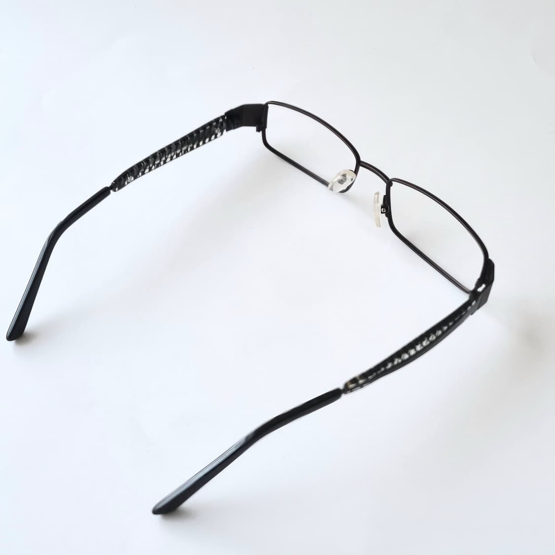 데드스탁 지적인 무드 유니크한 패턴 포인트 스퀘어 안경테 658 상품이미지4