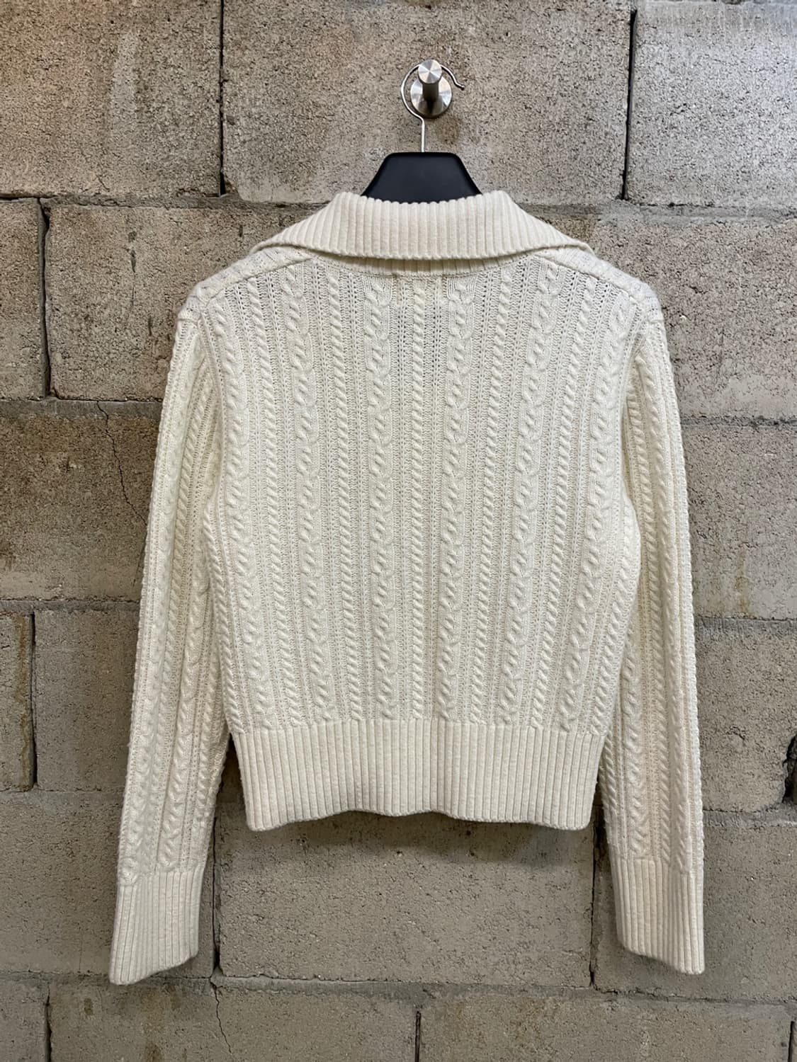 마리떼 프랑소와 저버 하프 집업 케이블 니트  상품이미지4