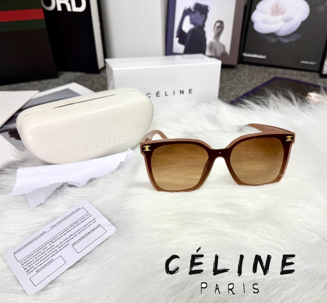셀린느 트리옹페 이니셜 선글라스 브라운 (남여공용) 상품이미지1