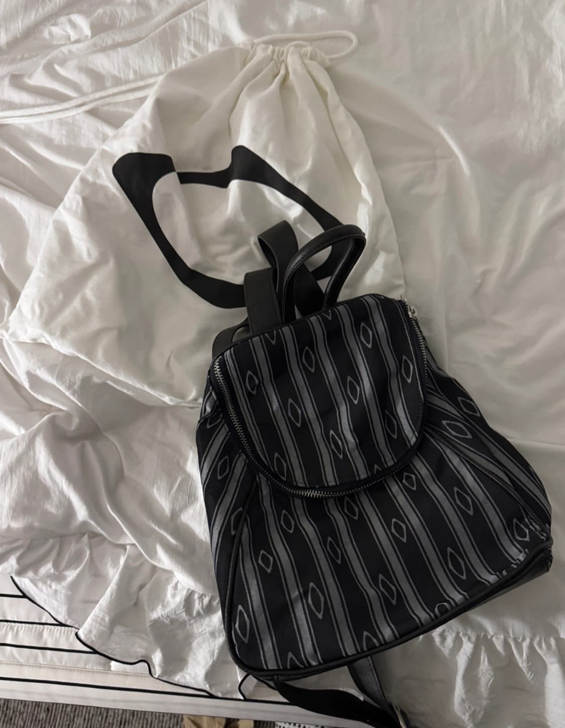 미스치프 자카드 럭색 백팩 (무료배송) 상품이미지2