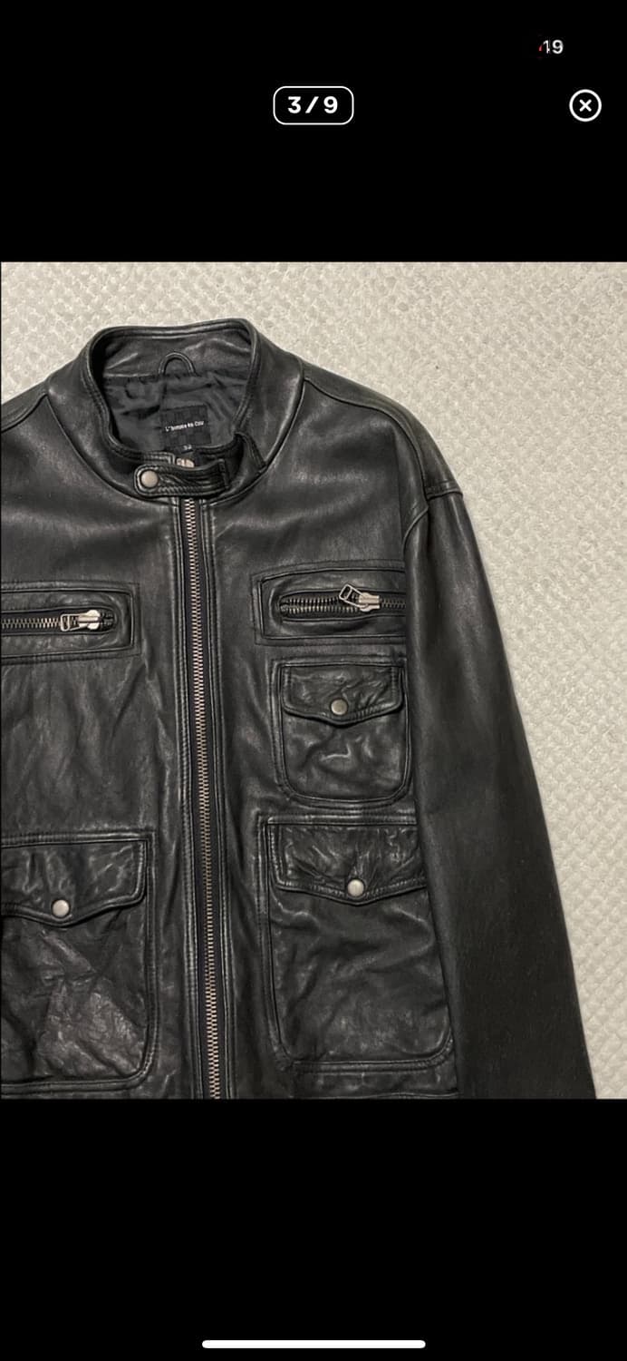 Leather L’homme en cuir 소가죽 레더자켓 상품이미지3