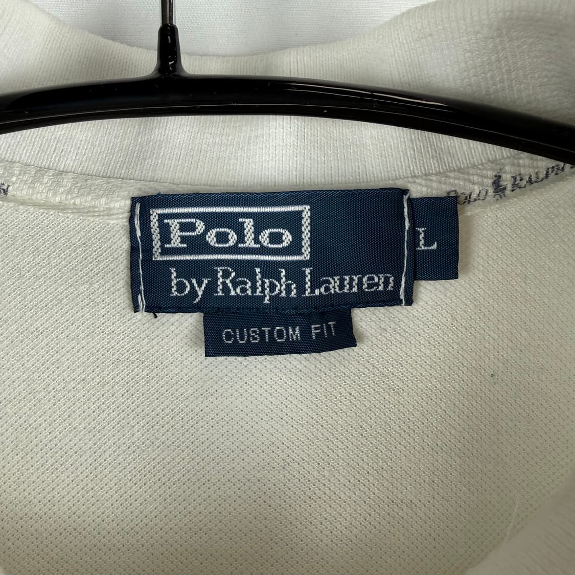 (L) 폴로랄프로렌 폴로베어 긴팔 카라 티 화이트 상품이미지3