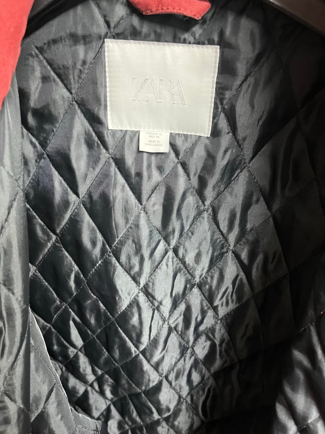 자라 레드 점퍼 XL 상품이미지3