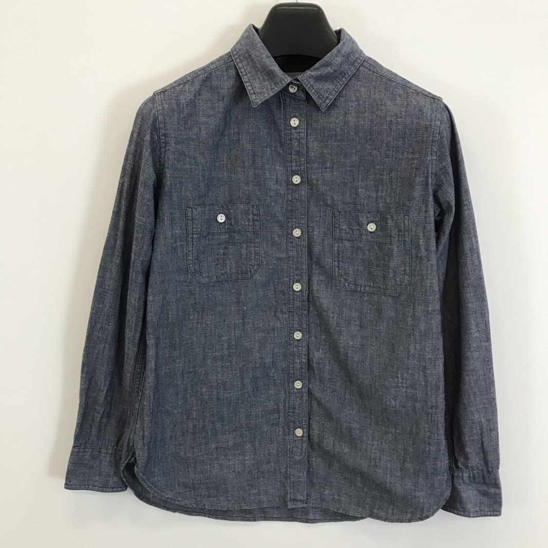 유니클로 샴브레이 셔츠 우먼스 [여성L] 상품이미지1