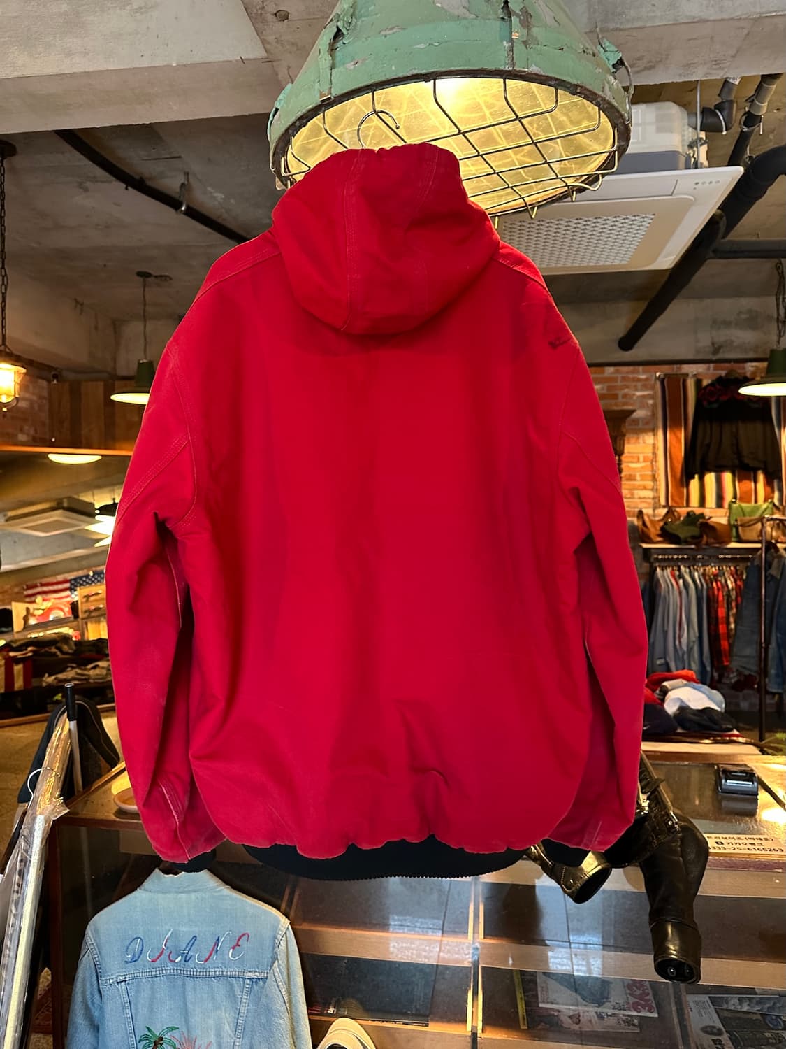 USA 칼하트 J140 RED 레드 액티브 워크 자켓 상품이미지4