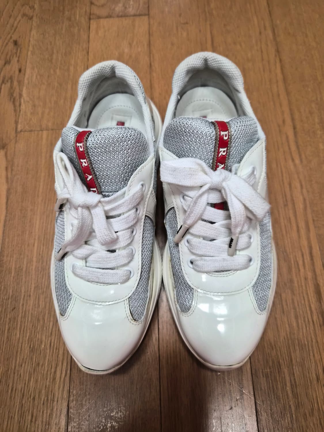 (정품) 프라다 아메리카컵 스니커즈 35.5 (명품 여성 신발 운동화) 상품이미지2