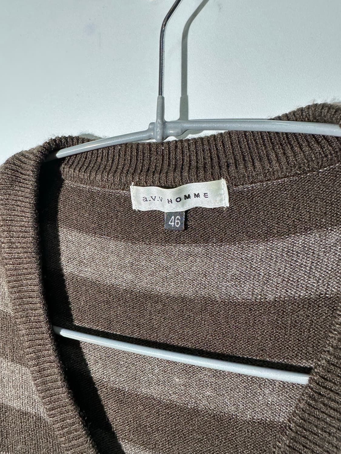 avv homme 스트라이프 소프트 아크릴 니트 상품이미지3