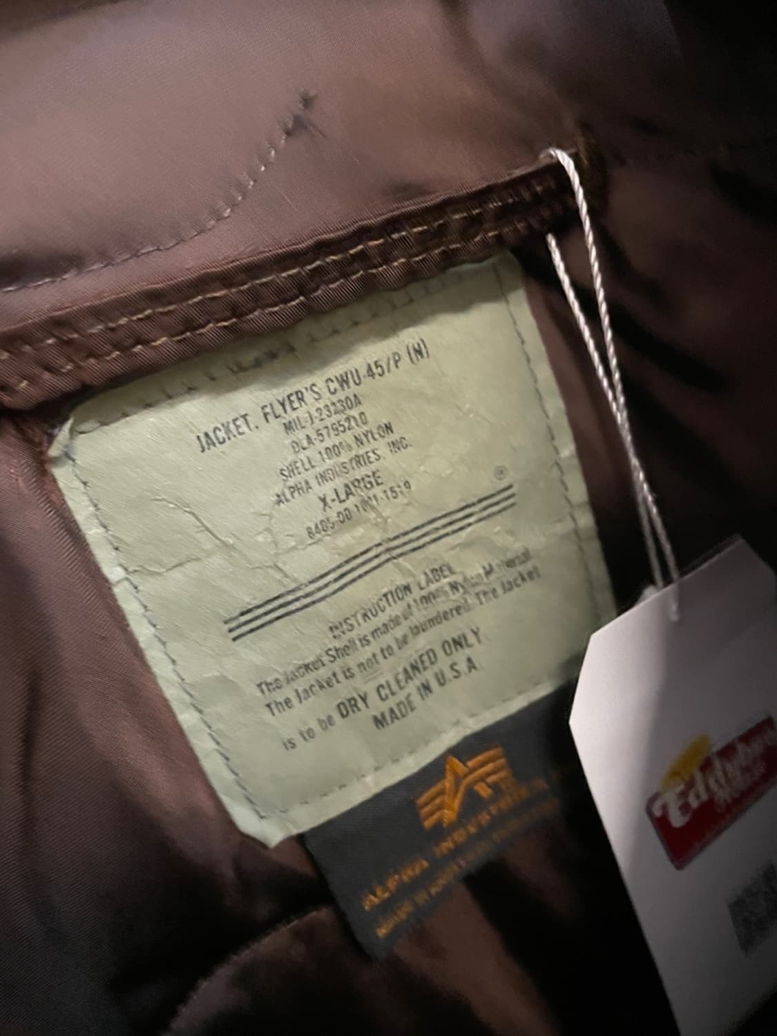 알파인더스트리 CWU 45P 항공 점퍼 상품이미지7