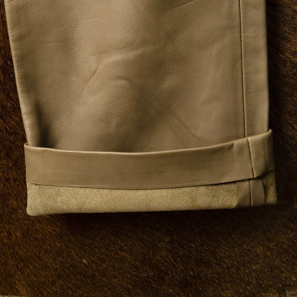 [28] 00s VERSACE 지아니 베르사체 램스킨 레더팬츠  상품이미지6