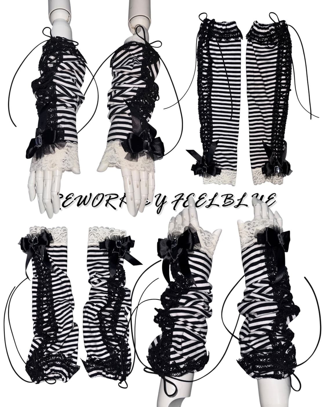 FEELBLUE REWORK 028 GOTH DOLL armwear 상품이미지9